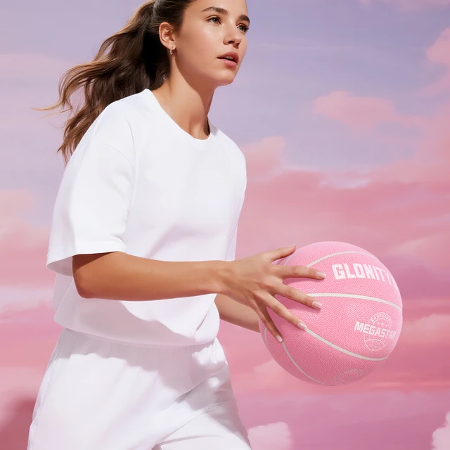 Women's Basketball Size 5,6,7 Pink Official Competition Child Basketball Indoor Outdoor Standard Ball PU Non-slip Wear-resistant 2