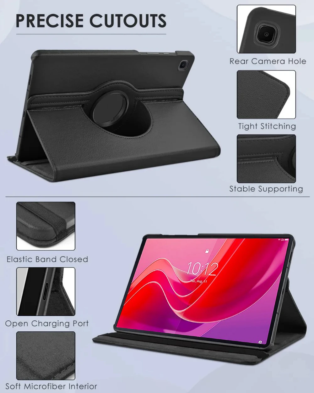 Folio giratório de 360 graus, Lenovo Tab