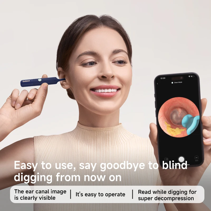 2025 New Arrival Bebird EarSight Plus I35R R37R D39R Visual Earpick Bendable & Affordable All-in-1 Ear Rod Earwax Removal Kits 5