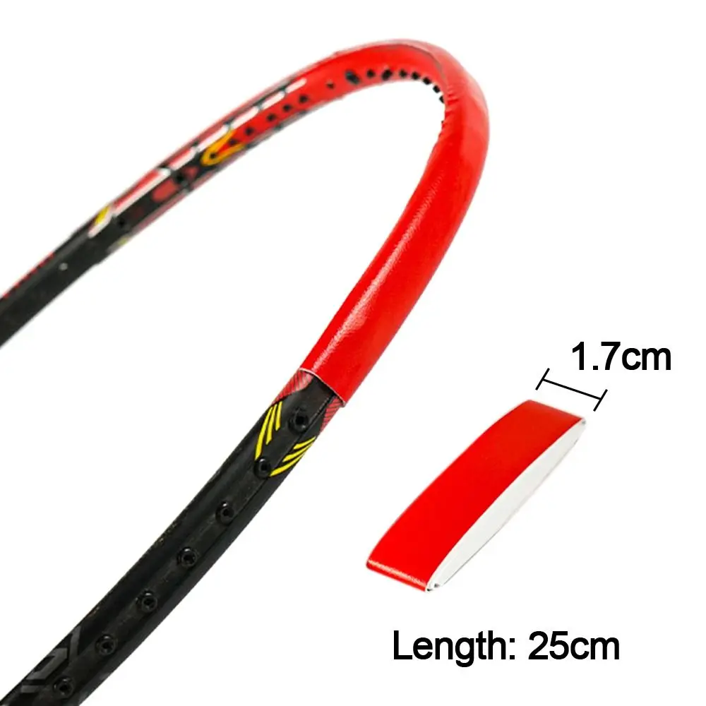 Anti Paint Off Racket Head Protector Tape Self Adhesive Wear Resistant Racquets Protective Sticker Racket Head Stickers badminton racket stickers