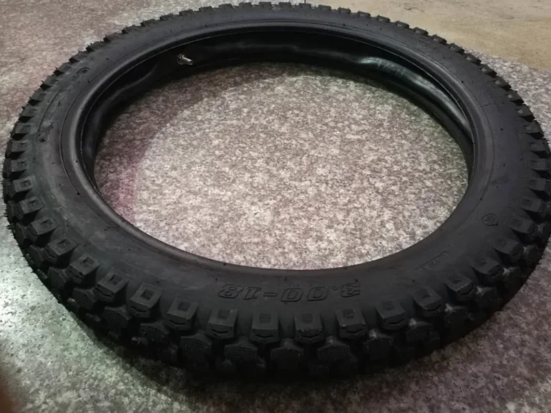 3.00-18 Rear Motorcycle Wheel Rim Tire Tyre With Inner Tube