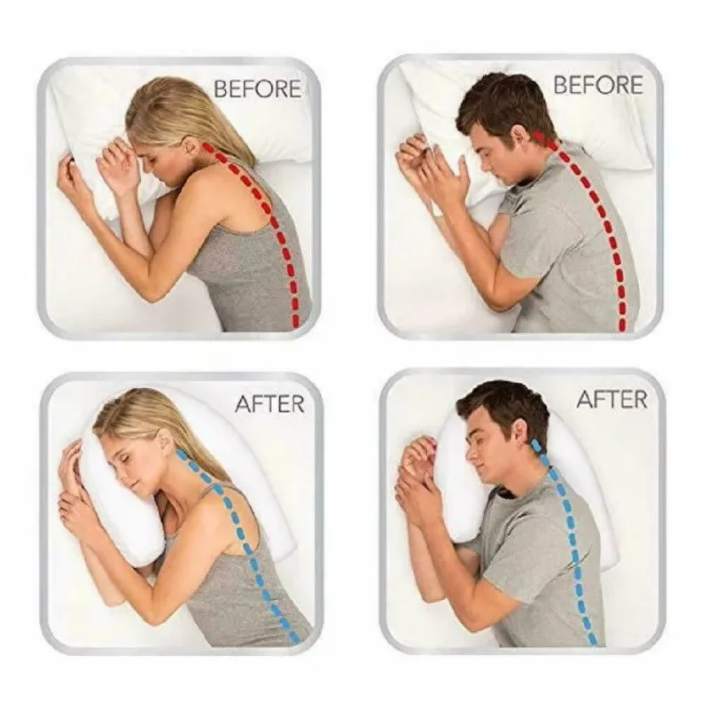 U-Shape Side Sleeping Neck Support Pillow Anti Snoring Multifunctional U-Shape Pillow Travel Portable U-Shape Pillow 4
