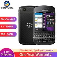 Original Blackberry Q10 4G Mobile Phone 3.1" 2GB RAM 16GB ROM 8MP QWERTY Keyboard Cellphone Dual Core BlackBerry q10 SmartPhone 1