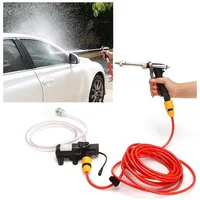 12V Car Washer Gun Pump High Pressure Cleaner Car Care Portable Washing Water Gun Electric Cleaning Auto Device Electric Cleaner 1