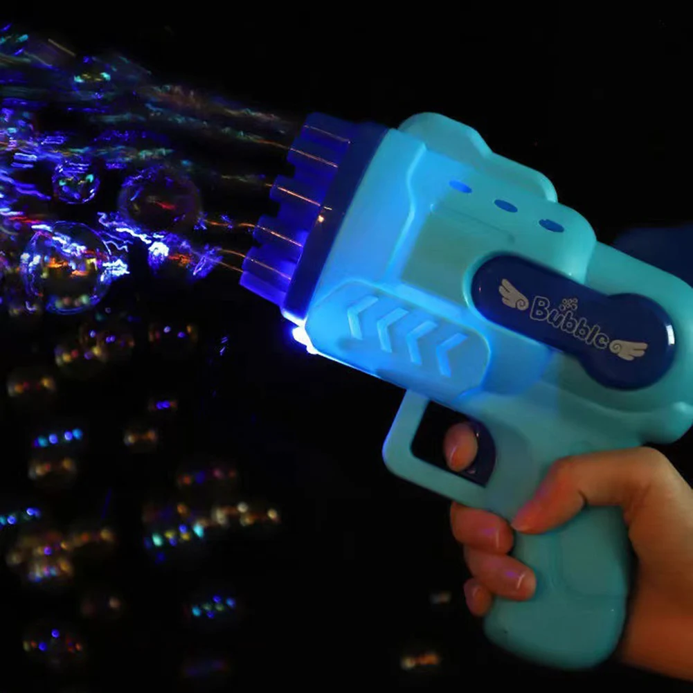Bubble Gun 29 Holes Electric Automatic Summer Soap Water Bubble Machine 2-in-1 For Children Gift Toys 5 Bubble Gun 29 Holes Electric Automatic Summer Soap Water Bubble Machine 2-in-1 For Children Gift Toys 5