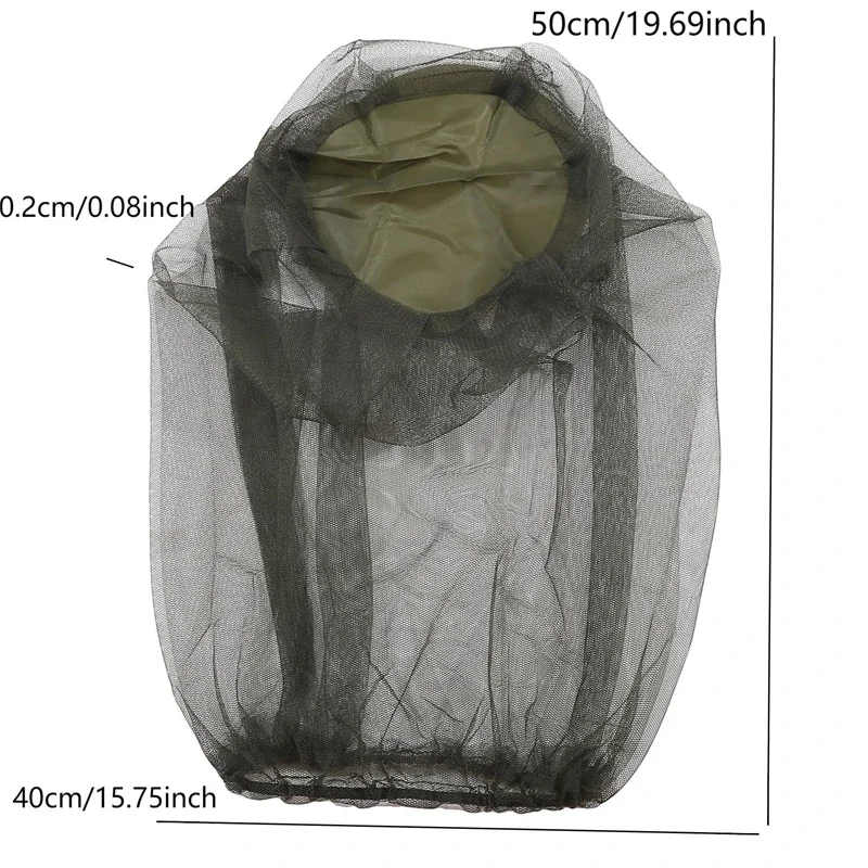 New Mosquito Hat Net Face Head Protector Foldable Outdoor Insect Gnat Head Cover Anti-mosquito Beekeeper Net Mask Protection