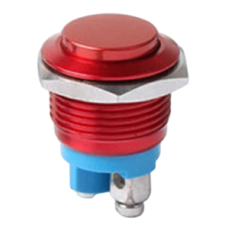 방수 IP66 16mm 금속 푸시 버튼 순간 온오프 스위치 나사 단자 12-24V 산업 및 야외 장비용