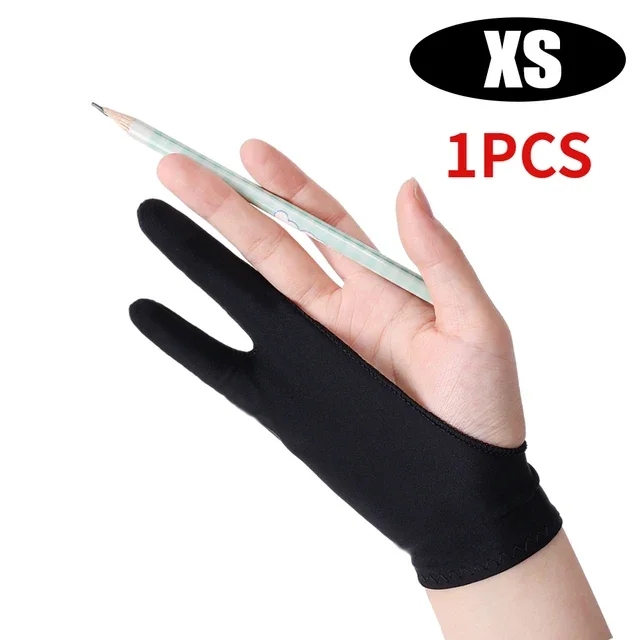 Enhanced Artistic Two-Finger Drawing Gloves for Seamless Sketching and Painting