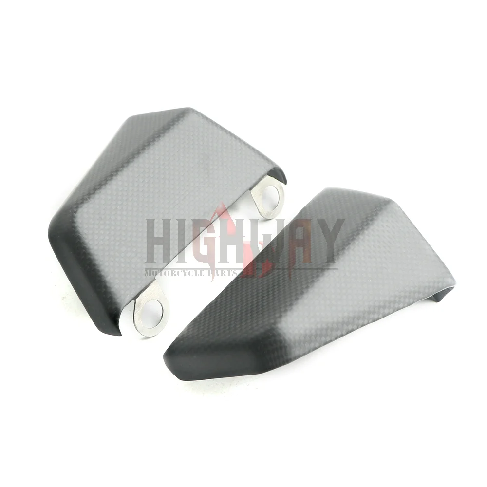 

100mm Carbon Fiber Motorcycle Cooling Air Ducts Brake Caliper Channel For Ducati Streetfighter 1100 1100S 848 1098 1098S