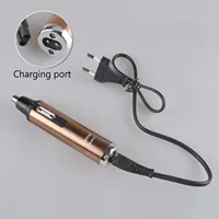 Kemei KM-6619 Nose Hair Cleaner Modern Design Portable Safety Rechargeable Personal Nose Ear Hair Removal Trimmer Home Travel 2