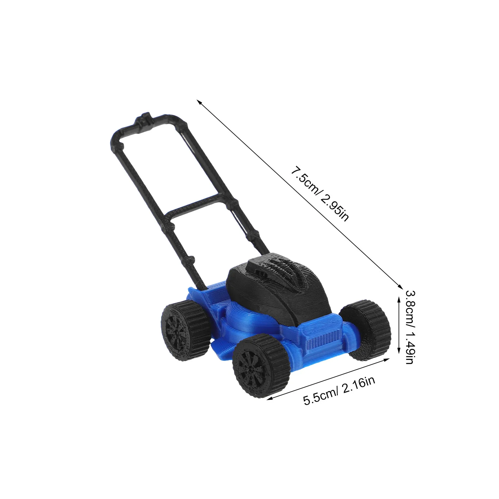 인형의 집 정원 장식을 위한 현실적인 미니 잔디깎이, 마이크로 조경 도구 세트, 야외 장면 개선, 어린이 창의력 개발
