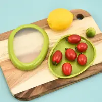 Durable Creative Fruit Fresh Box Mini Avocado Lemon Preservation Box Silicone Film Sealed Convenient Refrigerator Storage 2