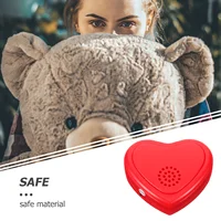 Sound Recorder Heartbeat Toy Sounding Simulator Simulation Pet Stuffed Animal Plush Operated Maker for Kids Sleeping Fun 2