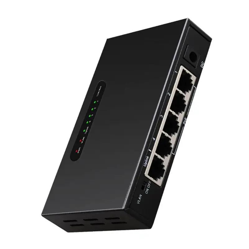 AB97-RJ45 이더넷 Poe 스위치 데스크탑 이더넷 네트워크 스위치