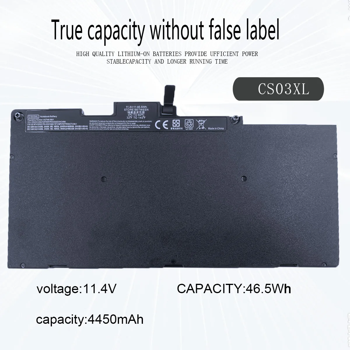 CS03XL  Laptop Battery  for HP EliteBook 745 G3, 840 G3 G4, 850 G3 G4, ZBook 15U G3 G4 MT43 Series