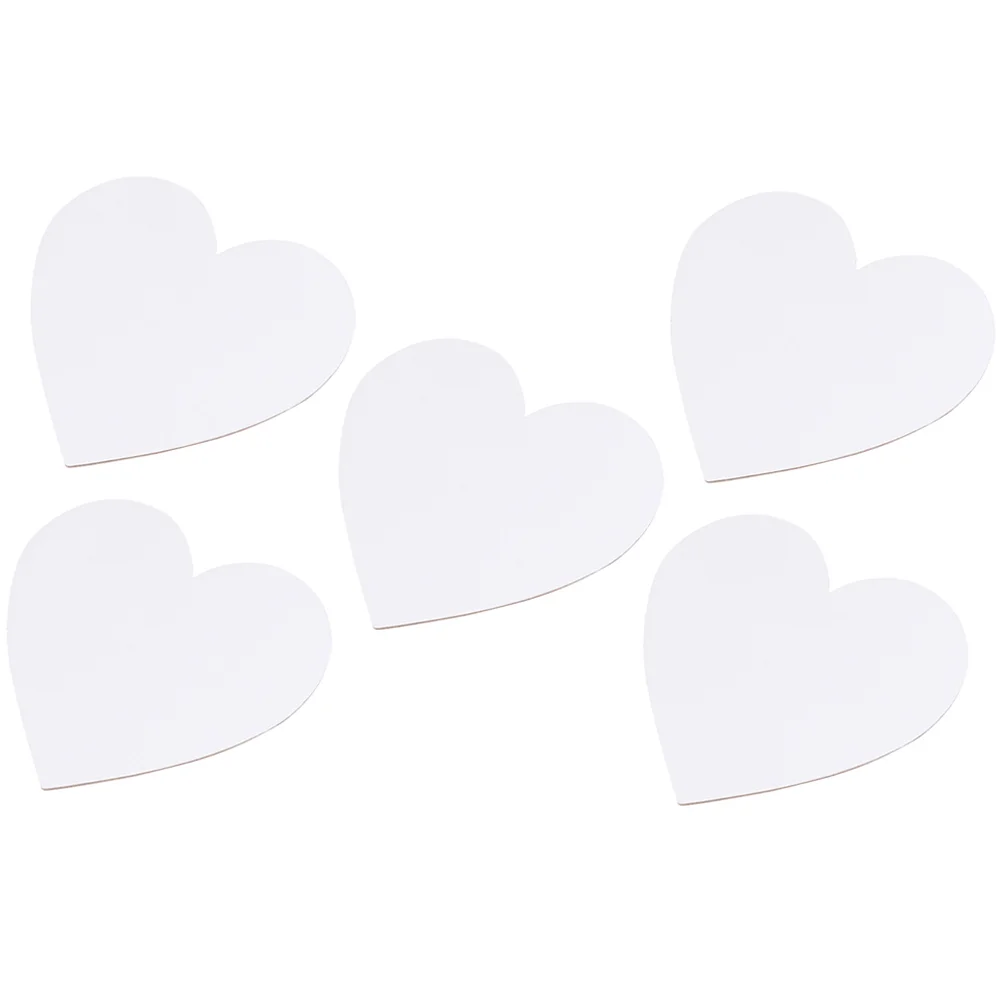 

Canvas Kids Drawing Pad Drawing Panel Heart White Boards Kids Blank Sketchpad Oil Canvases Artist Shape Set Plate For Paintings