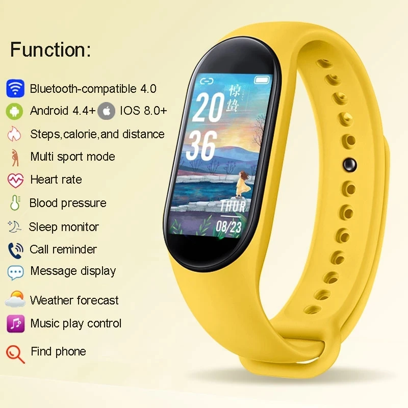 M7 Kids Smart Watcch Children Smart Band Boys Girls Child Watch Waterproof Sport Fitness Tracker Bracelet Smartwatch For Xiaomi 5