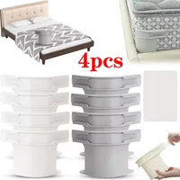 4PCS Non-Slip Bed Sheet Holder Clips Invisible No Pins Needed  Durable Plastic Bed Sheet Fasteners Anti-Slip Sheet Clips Secure 1