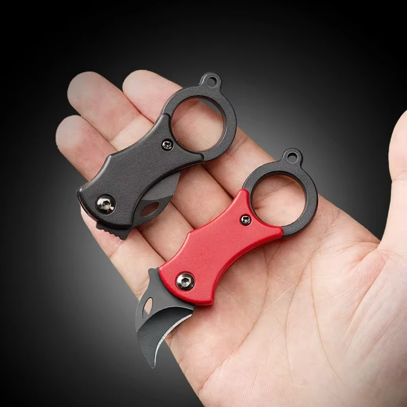 1pc Stainless Steel Sheath Pocket Knife Portable Sheath Peel Knife Outdoor Barbecue Knife
