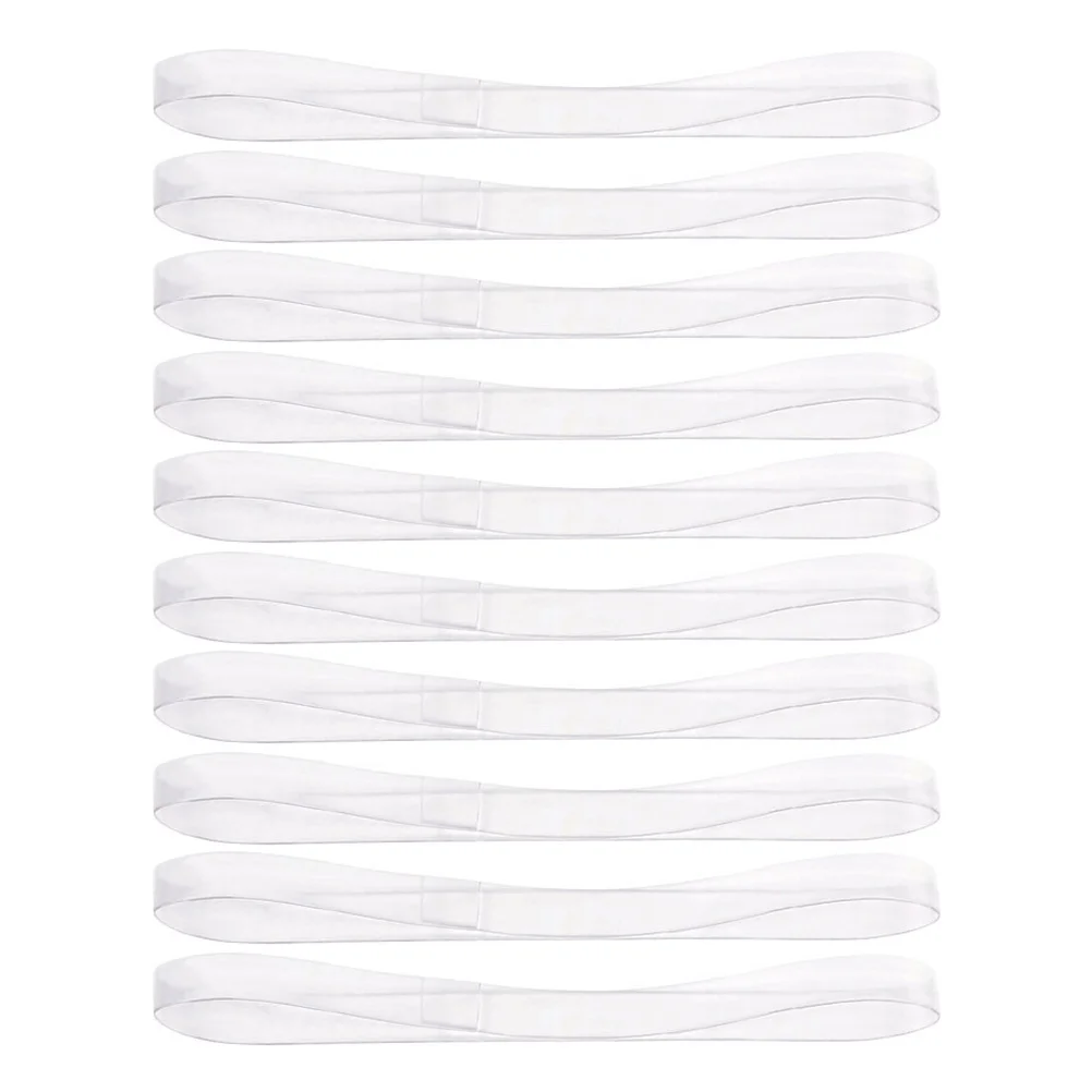 

5 Pairs Transparent Shoelaces Invisible Beam Fixing Shoes Straps Non-slip Anti-slip High-heel Tpu High-heels