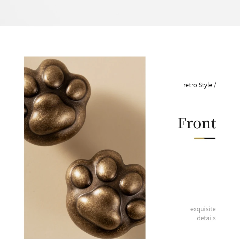 dresser drawer knob in antique brass