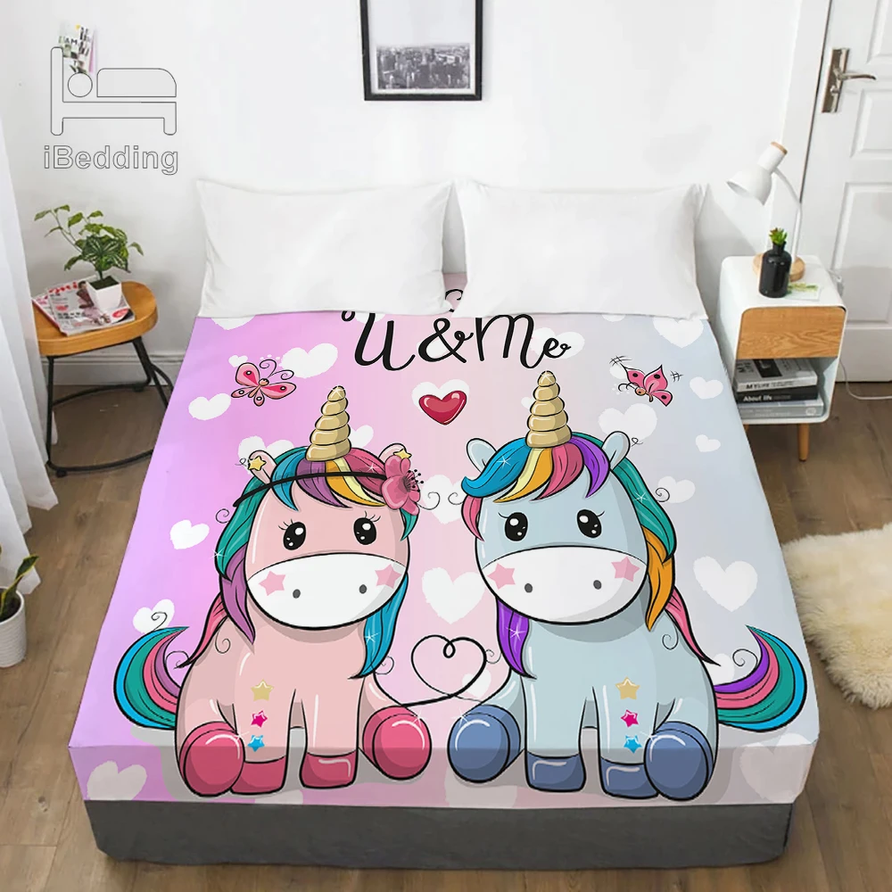 Custom Elastic Fitted Bed Sheet Mattress Protection Cover Home Decor Customized Printed Bedsheet DropShipping 2