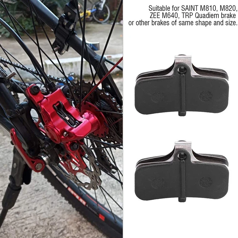 8/10/20Pairs Semi-Metallic Bike Disc Brake Pads for SHIMANO Saint