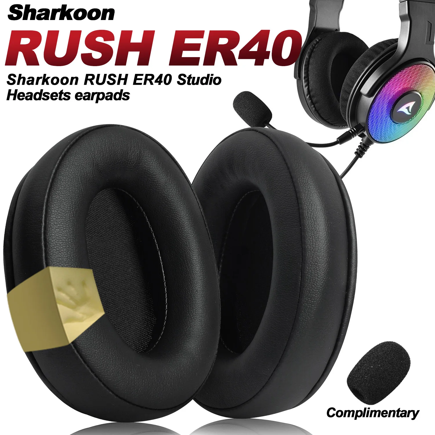 Earphone pads Sharkoon RUSH ER40 replacement Earpads headphones