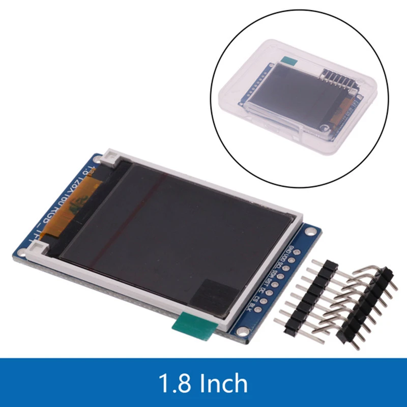 HD SPI 인터페이스 TFT 디스플레이 컬러 스크린 LCD 스크린, 1.44 인치, 1.8 인치, ST7735 드라이버 IC 호환