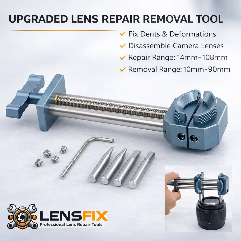 전문 렌즈 수리 도구, 10-90mm 필터 제거 렌치, DSLR, 시네마 렌즈, 망원경의 구부러진 필터 링 수리