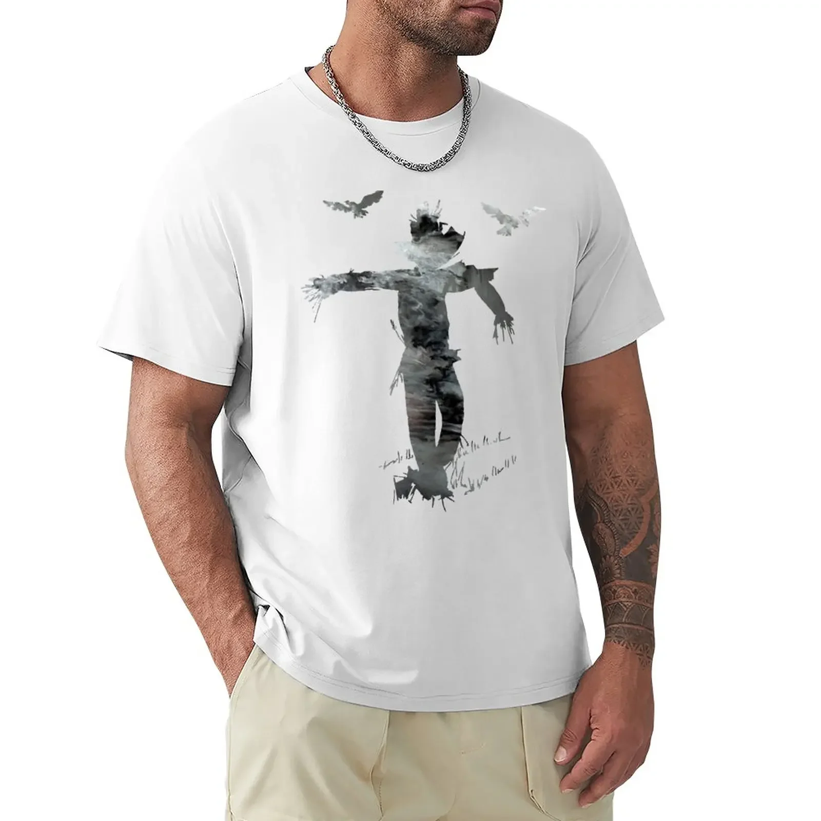 

Scarecrow T-Shirt hippie clothes new edition Short sleeve tee t shirts for men graphic boys whites blanks black t shirts for men
