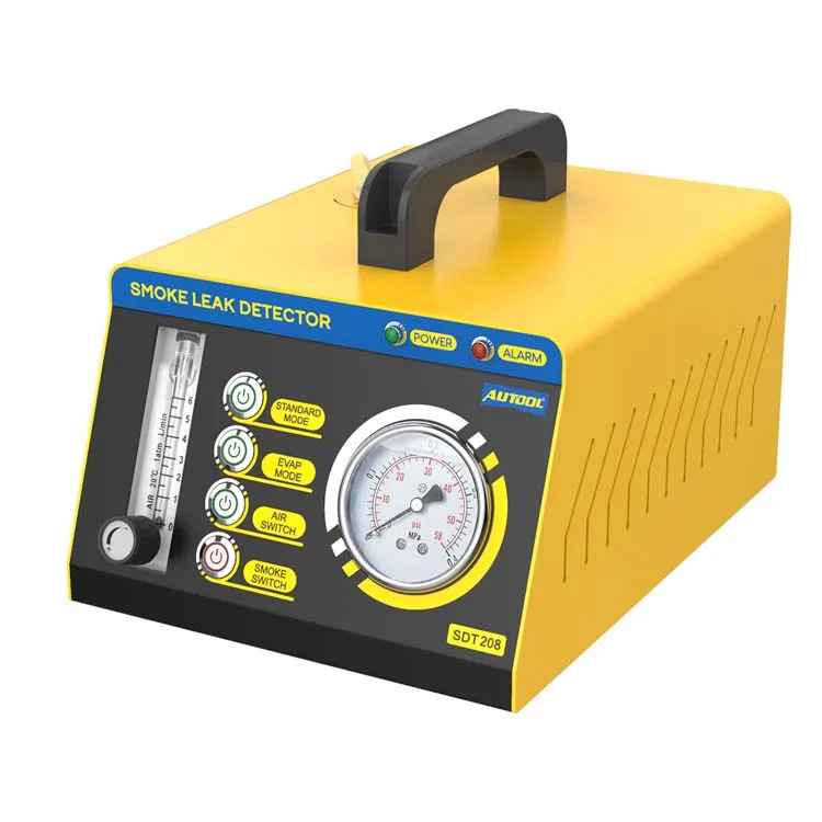 

Universal AUTOOL SDT208 Portable 12V 24V EVAP Leaking Test Automotive Engine Smoke Machine Leak Detector