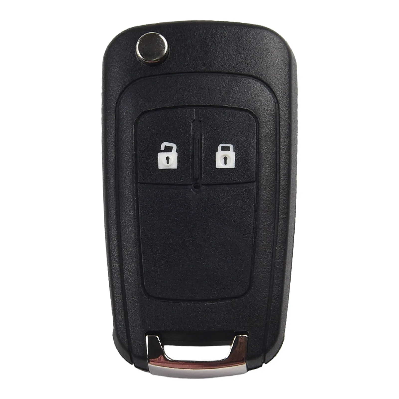 

1 шт. чехол для автомобильного ключа для Opel Adam 2013-2016, дистанционный ключ, флип-чехол для автомобильного ключа, 2 кнопки, модифицированный складной пульт дистанционного управления