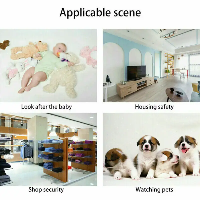Mini Wifi 1080P Camera Wireless CCTV Infrared Night Vision Motion Detection 2-Way video Motion Tracker Home Security Drop Ship - Image 5