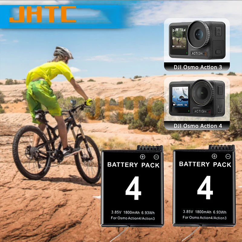 Caméra Action 360° 4K avec Batterie - Lot Multiple