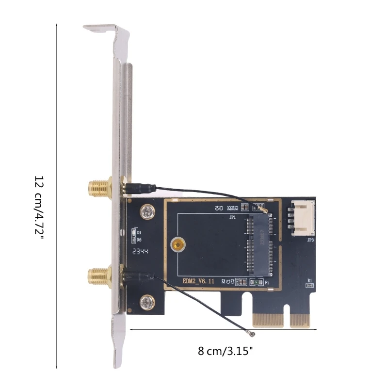 금속 구조 M.2 표준 PCIex4x8x16 슬롯 M.2 데스크탑 M.2 PCIe 변환기용 확장 WiFi 카드 어댑터