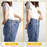 1/4Set Nail-free Metal Jeans Button Snaps Detachable Pants Clips Buttons Pins DIY Waist Tightener Clothing Buckles Sewing Tools 2