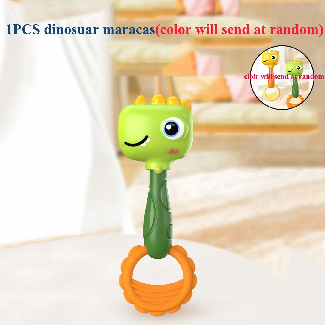 1PCS dino maracas