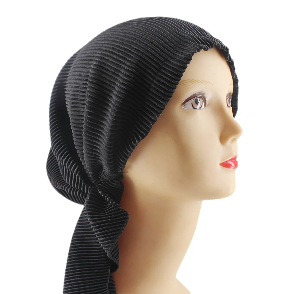 Neuer arabischer Hut für Frauen Turban warme Mützen Schädel im Freien Nahost Mode unter Hut Frauen muslimischen islamischen Wickel Kopftuch – Detail 29
