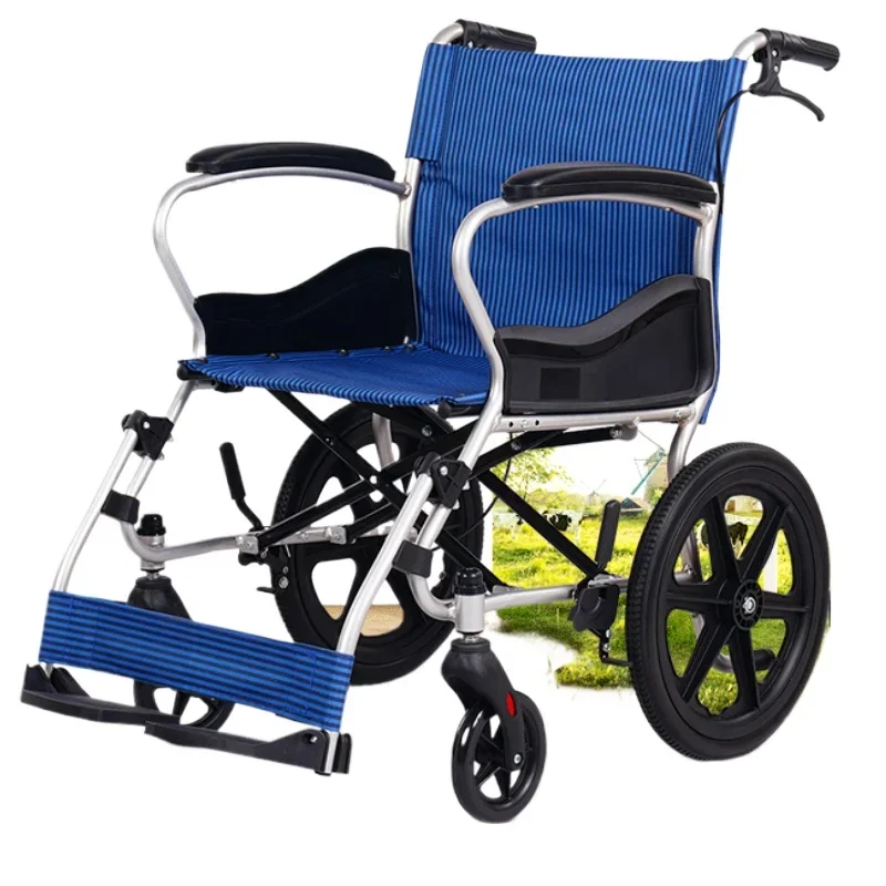 Kangbei Star Wheelchair Folding Light Small Paralyzed Elderly Disabled Portable Elderly Hand Push Scooter