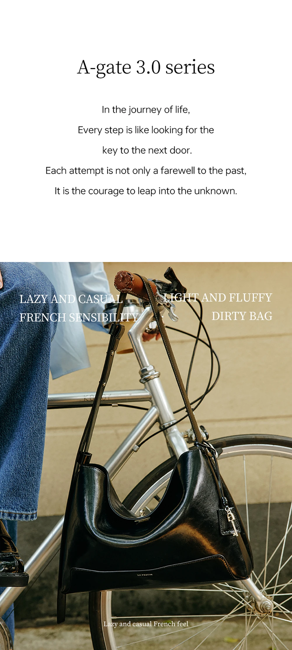 Structured tote silhouette