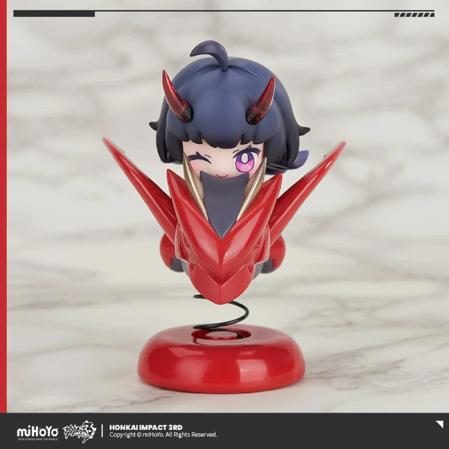 

Game Honkai Impact 3rd Cosplay Doll Raiden Mei Figure Herrscher of Thunder Happy Shake Toy ABS PVC Metal Statue Kids Xmas Gift