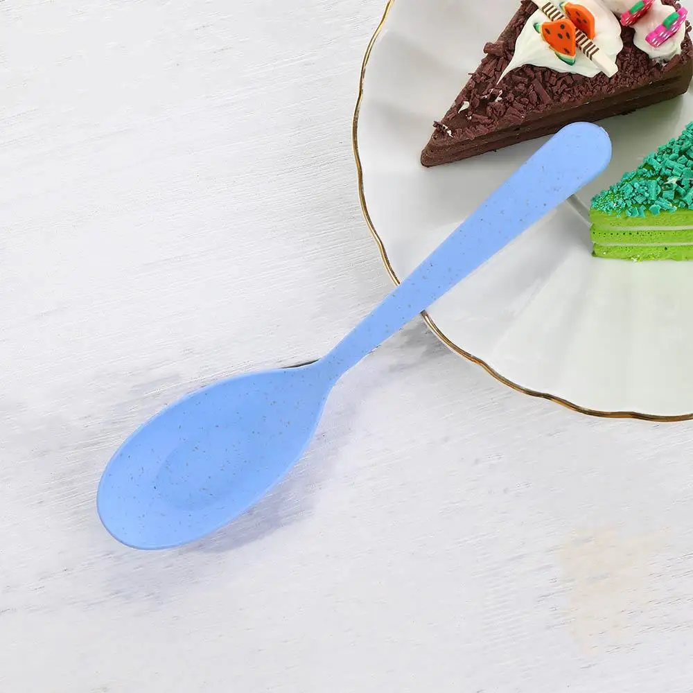 Description Picture 2 of itemEco-friendly Gadget Ice Cream Kitchen Utensil Kitchen Tools Cake Pudding Rice Scoop Spoon Wheat Straw Spoon Scoop