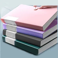 60-Pocket A4 File Folder - Waterproof PP Document Organizer for Test Papers & Family Records - Image 2