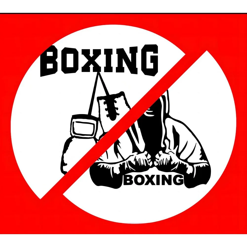 Fashion Custom Boxing Wallpaper Fitness Boxing Graphics Car Sticker Fitness Room/Gym Vinyl Decal