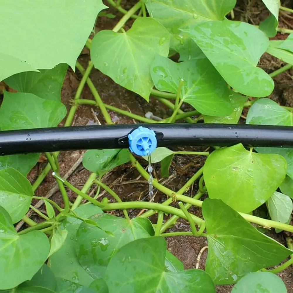 100pcs Pressure Compensating Drippers,Drip Irrigation Emitters for Watering Irrigation System, Garden Lawn Plant Water Sprinkler 4