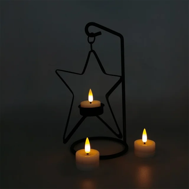 1/2pcs LED Candle Lights Flameless Simulation Tea Lights Wedding Candles Home Birthday Party Decorations Home Decorations 3