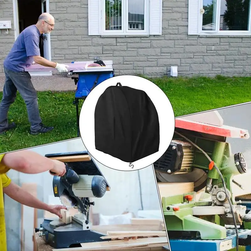 Miter Saw Dust Cover Water And Sun Protective Cover Machine Tools 28.3 X 24 X 28.3 Inch Oxford Cloth For Most Miter Saw