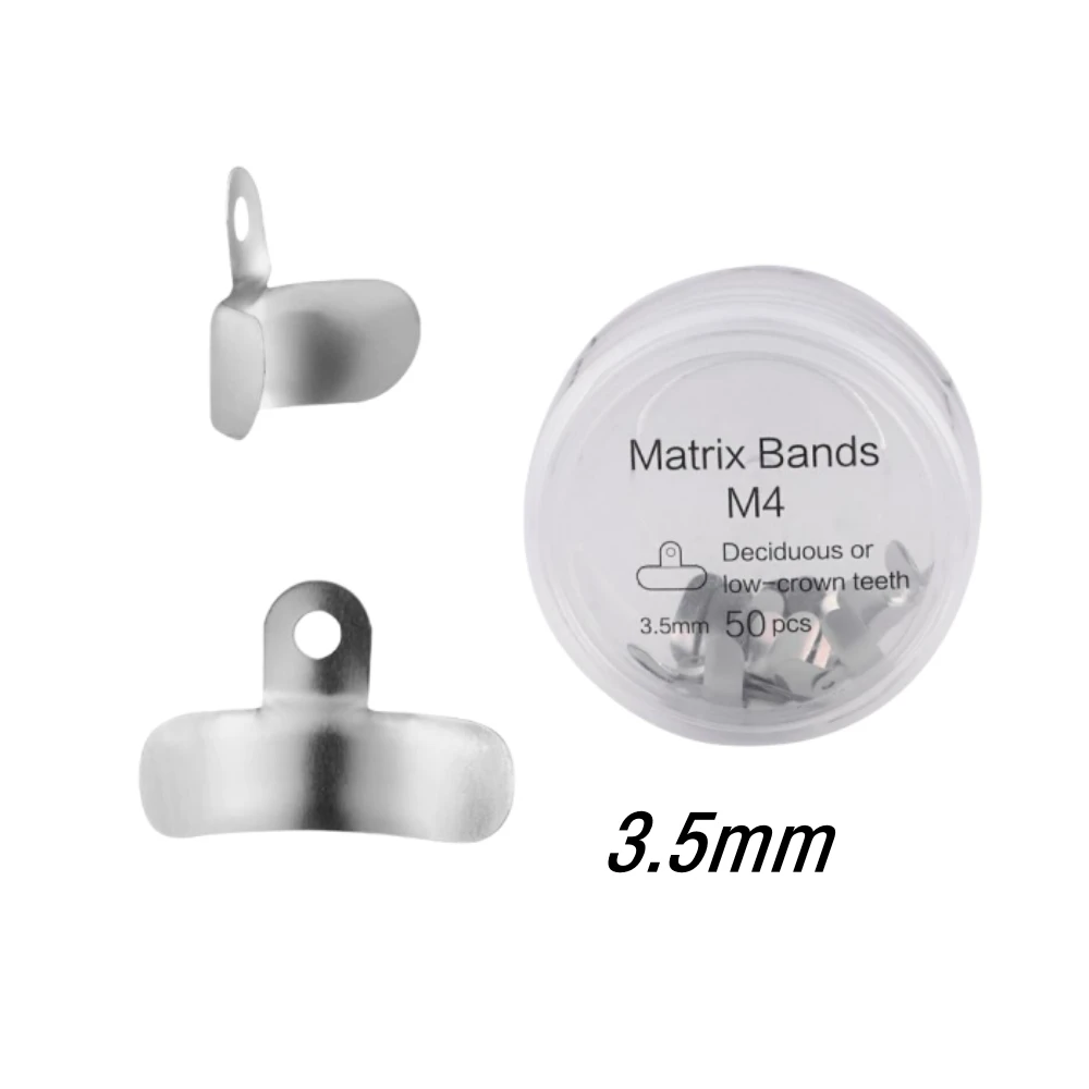 Dentistry Dental Matrix Systems & Wedges 100Pcs Dental Sectional Matrix Band Matrice Fit Palodent V3 Garrison Ring System Dental Matrix Universal Matrix Bands