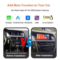 8.8 Inch Wireless CarPlay Android Auto Linux Car Radio For Audi A4 A4L B8 2013 2014 2015 2016 Touch Screen BT Multimedia Stereo 3